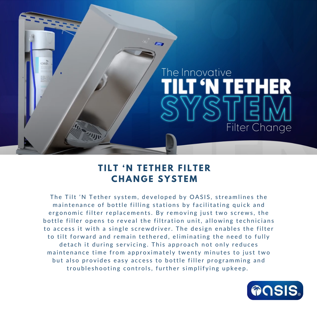 OASIS VersaFiller Wall Mount Electronic Bottle Filler Retro-Fit Kit in Steel